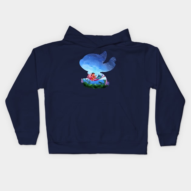 Stitch's Ohana Kids Hoodie by Littlepancake